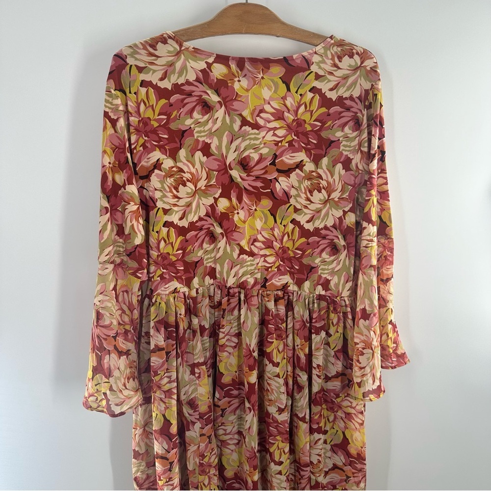 NWT Torrid Mini Chiffon And Studio Knit Surplice Dress - Picture 6 of 8